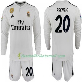 Fußballtrikots Real Madrid ASENSIO 20 Kinder 2018-2019 Langarm Heimtrikotsatz kaufen